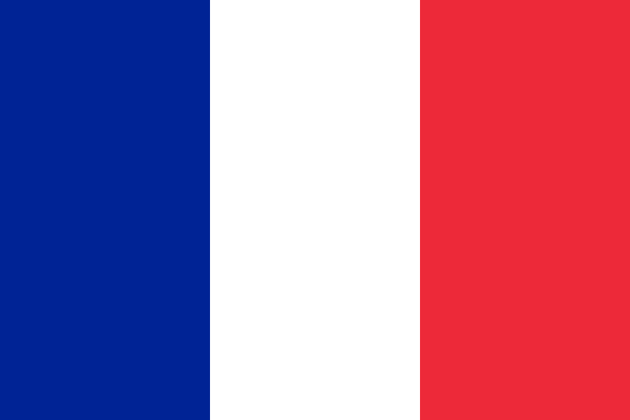 Drapeau de la France Drapeau de la France